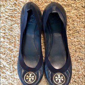 Tory Burch Caroline ballet flats in navy
